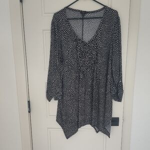 Cocomo Monochrome Polka Dot Tunic